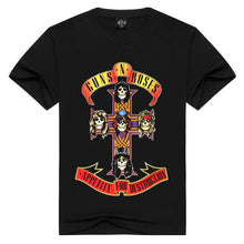 Load image into Gallery viewer, Men/Women t shirt Fashion guns n roses Tshirts Summer Tops Tees GnR Rock T-shirt Men loose t-shirts Plus Size