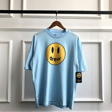 Load image into Gallery viewer, Top Quality 2020ss Drew House Smile Face Melt Short Sleeve T Shirt Men Women Couples Tees Justin Bieber 100% Cotton T-Shirt
