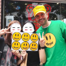 Load image into Gallery viewer, Top Quality 2020ss Drew House Smile Face Melt Short Sleeve T Shirt Men Women Couples Tees Justin Bieber 100% Cotton T-Shirt
