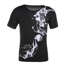 Load image into Gallery viewer, Men Male Summer T Shirt Fashion Print Slim Fit Men Top T-Shirts Short Sleeve O-Neck Floral Tee Shirt Homme Plus Size Man Clothes
