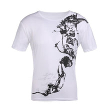 Load image into Gallery viewer, Men Male Summer T Shirt Fashion Print Slim Fit Men Top T-Shirts Short Sleeve O-Neck Floral Tee Shirt Homme Plus Size Man Clothes
